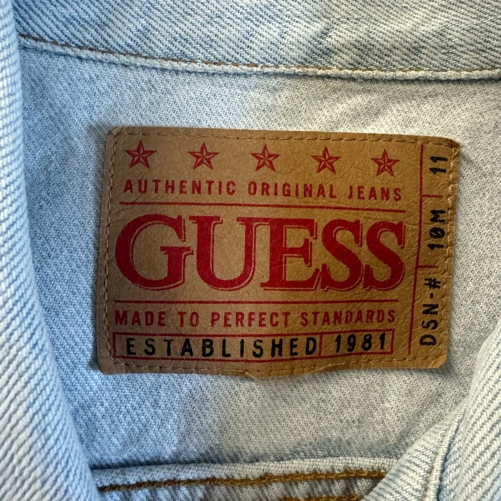 Guess Men's Light Blue Denim Jacket - Picture 4 of 5